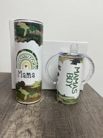 Green Camo Tumbler set