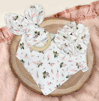 Small Pink & White Floral Set