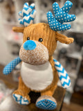 Blue Harlequin Reindeer