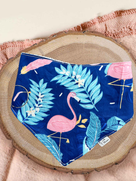 Blue Flamingo Bib